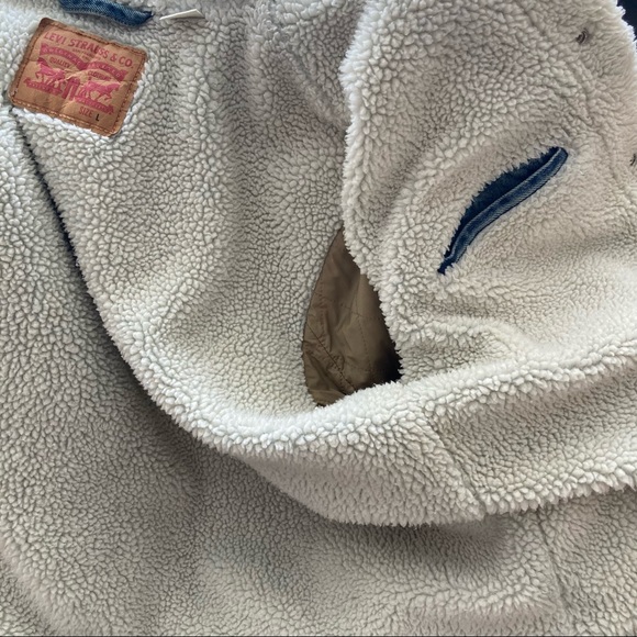 Levis shearling denim jacket - Picture 10 of 10